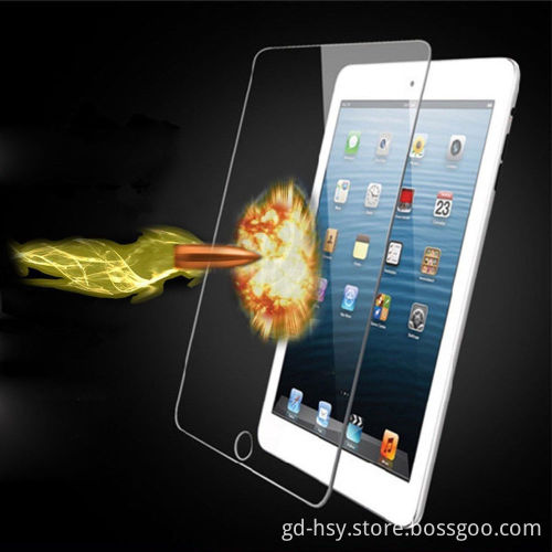 HUYSHE 2.5d tempered glass screen protectors for ipad air wholesale tempered glass screen protector